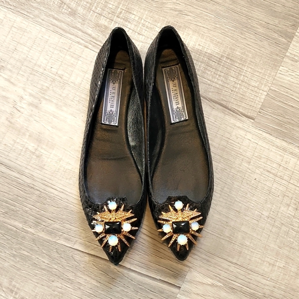 Ivy Kirzhner jeweled flats size 6